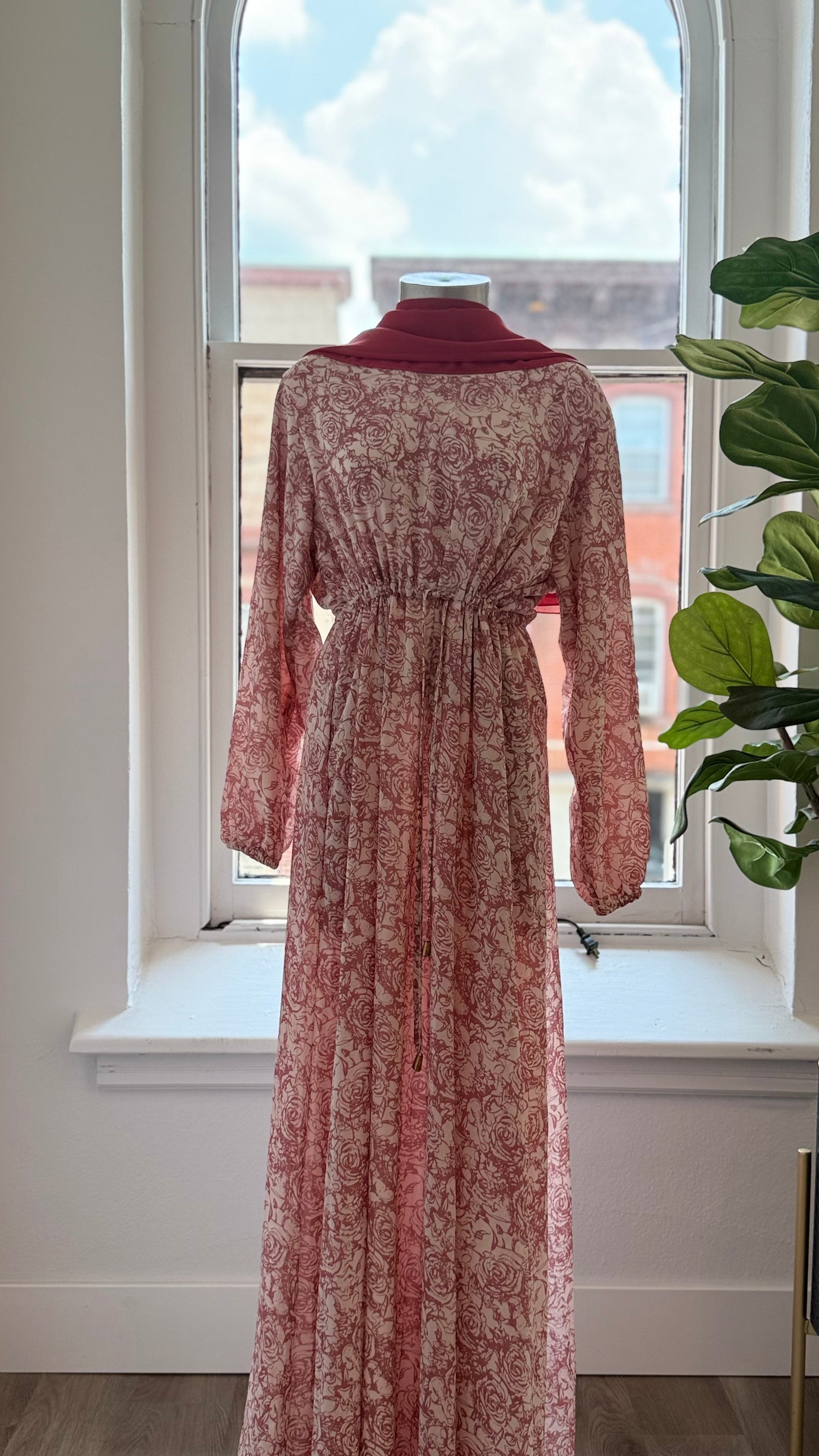 Saffron Dress – Sand & Rust Bloom