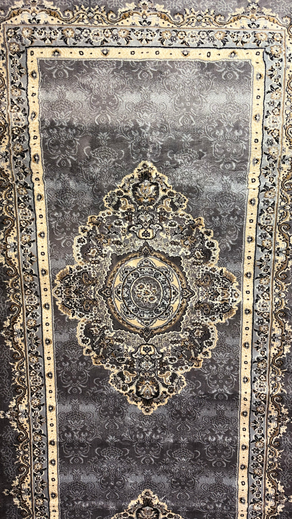 Grey/Beige Istanbul Turkish Wool Rug - Multiple Sizes