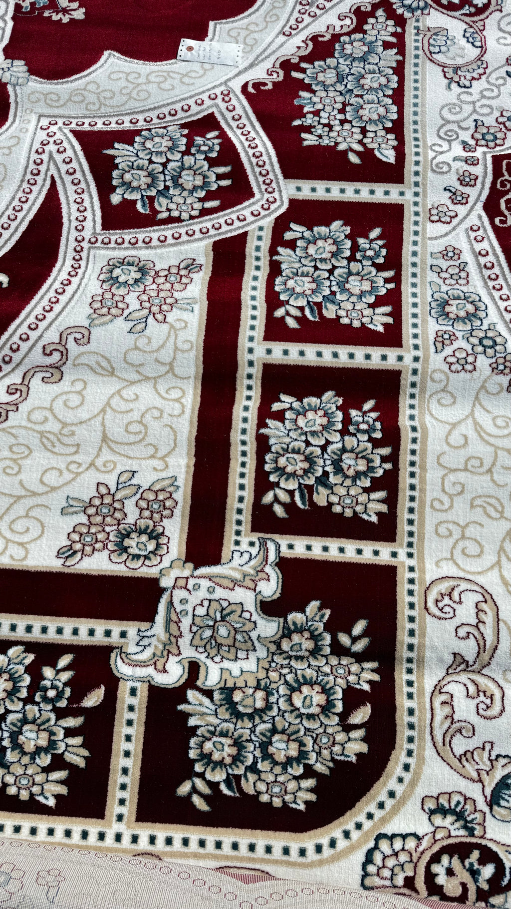 10x13ft Red/Cream Soft Wool Istanbul Rug