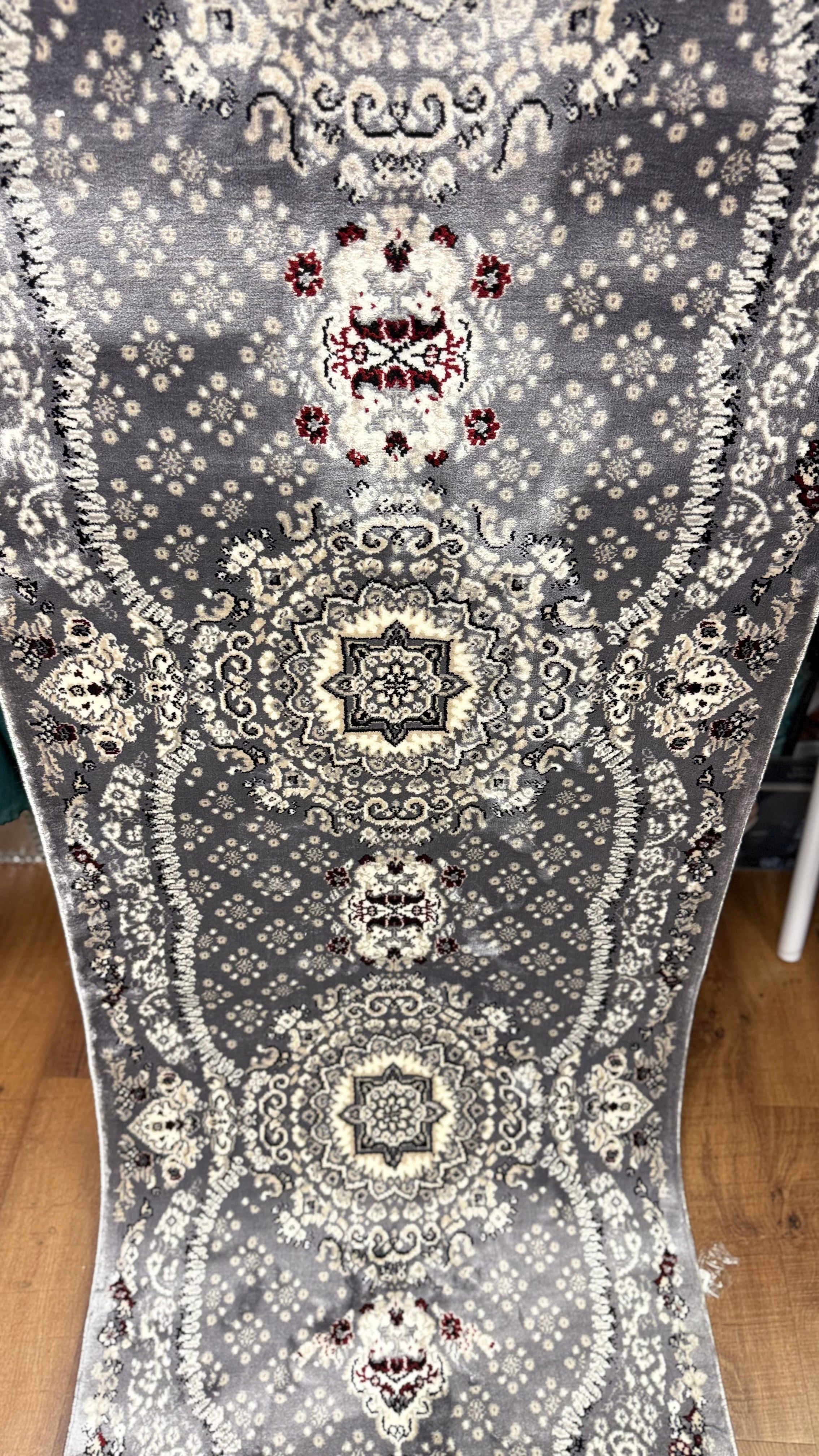 Grey Istanbul Turkish Wool Rug - Multiple Sizes