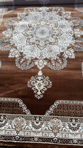 10x13ft Brown/Gold Soft Wool Istanbul Rug
